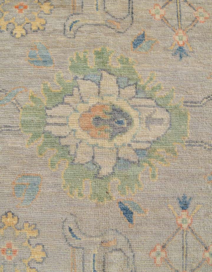 12' x 14' 9 Hand Knotted Oushak Wool Rug