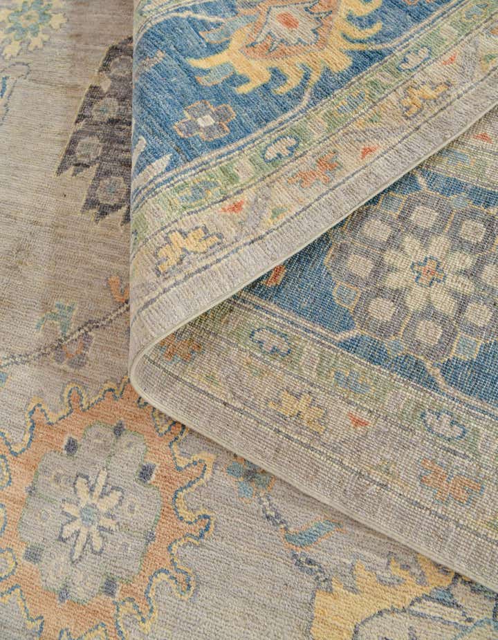 12' x 14' 9 Hand Knotted Oushak Wool Rug