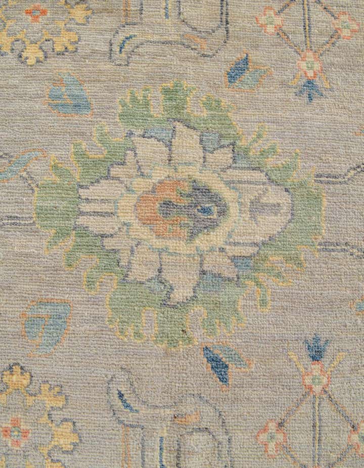 12' x 14' 9 Hand Knotted Oushak Wool Rug