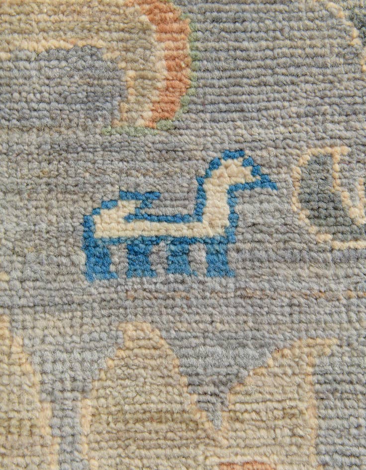 Detail image of 13' x 17' 9 Hand Knotted Oushak Wool Rug