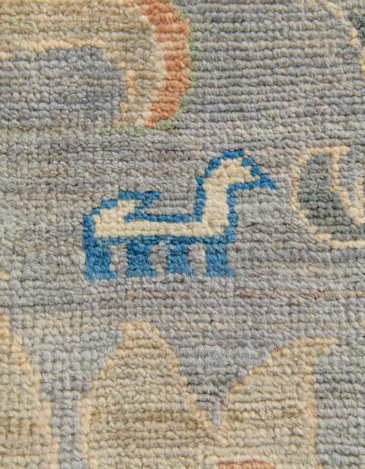 13' x 17' 9 Hand Knotted Oushak Wool Rug