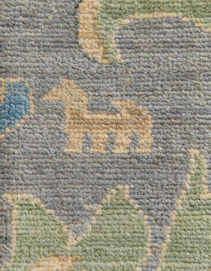 13' x 17' 9 Hand Knotted Oushak Wool Rug