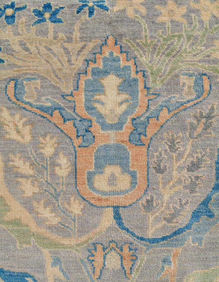 Detail image of 13' x 17' 9 Hand Knotted Oushak Wool Rug