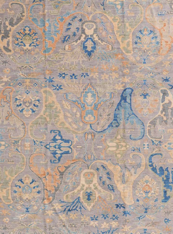 13' x 17' 9 Hand Knotted Oushak Wool Rug