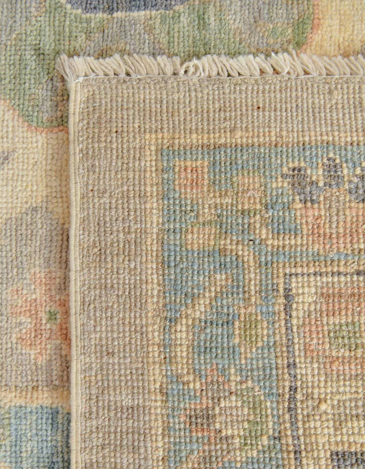 Detail image of 13' 3 x 16' 10 Hand Knotted Oushak Wool Rug