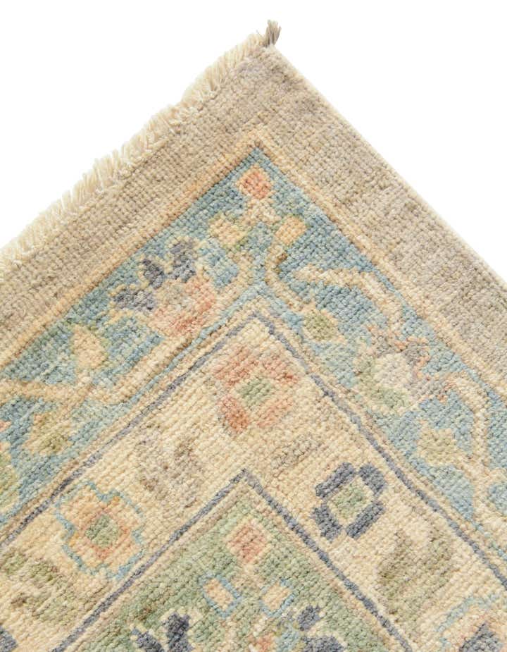 13' 3 x 16' 10 Hand Knotted Oushak Wool Rug