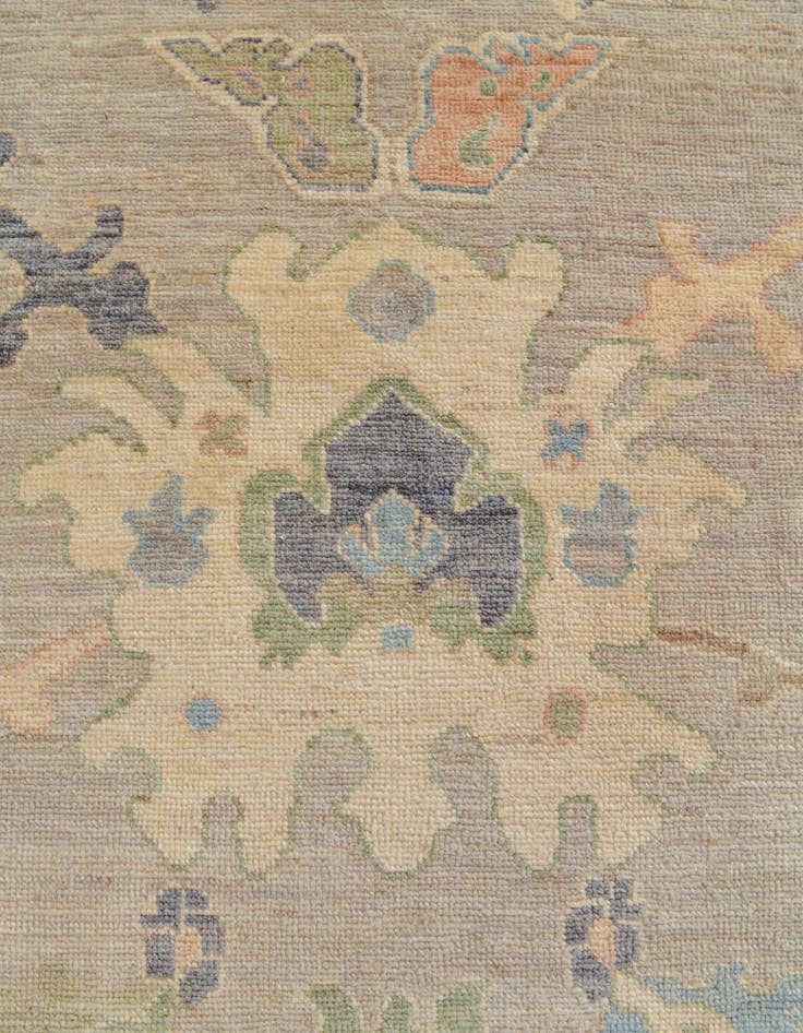 Detail image of 13' 3 x 16' 10 Hand Knotted Oushak Wool Rug