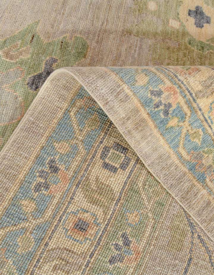 13' 3 x 16' 10 Hand Knotted Oushak Wool Rug