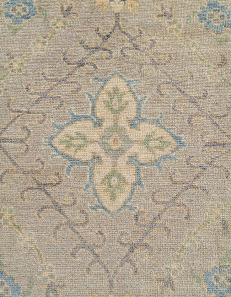 Detail image of 11' 11 x 14' 11 Hand Knotted Oushak Wool Rug