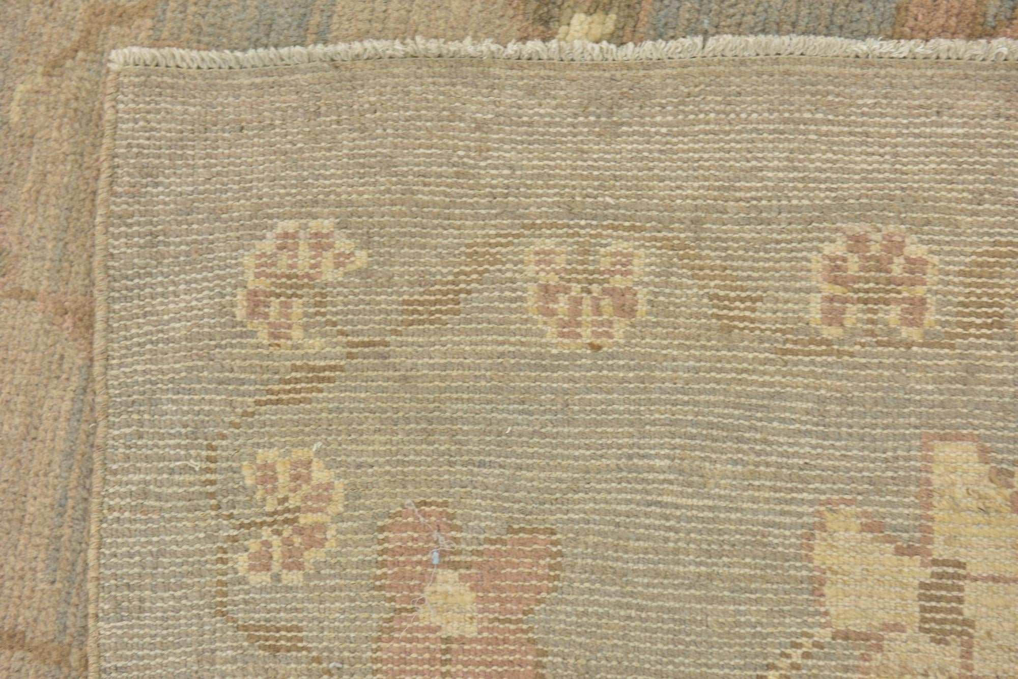 10' 8 x 15' Hand Knotted Oushak Wool Rug