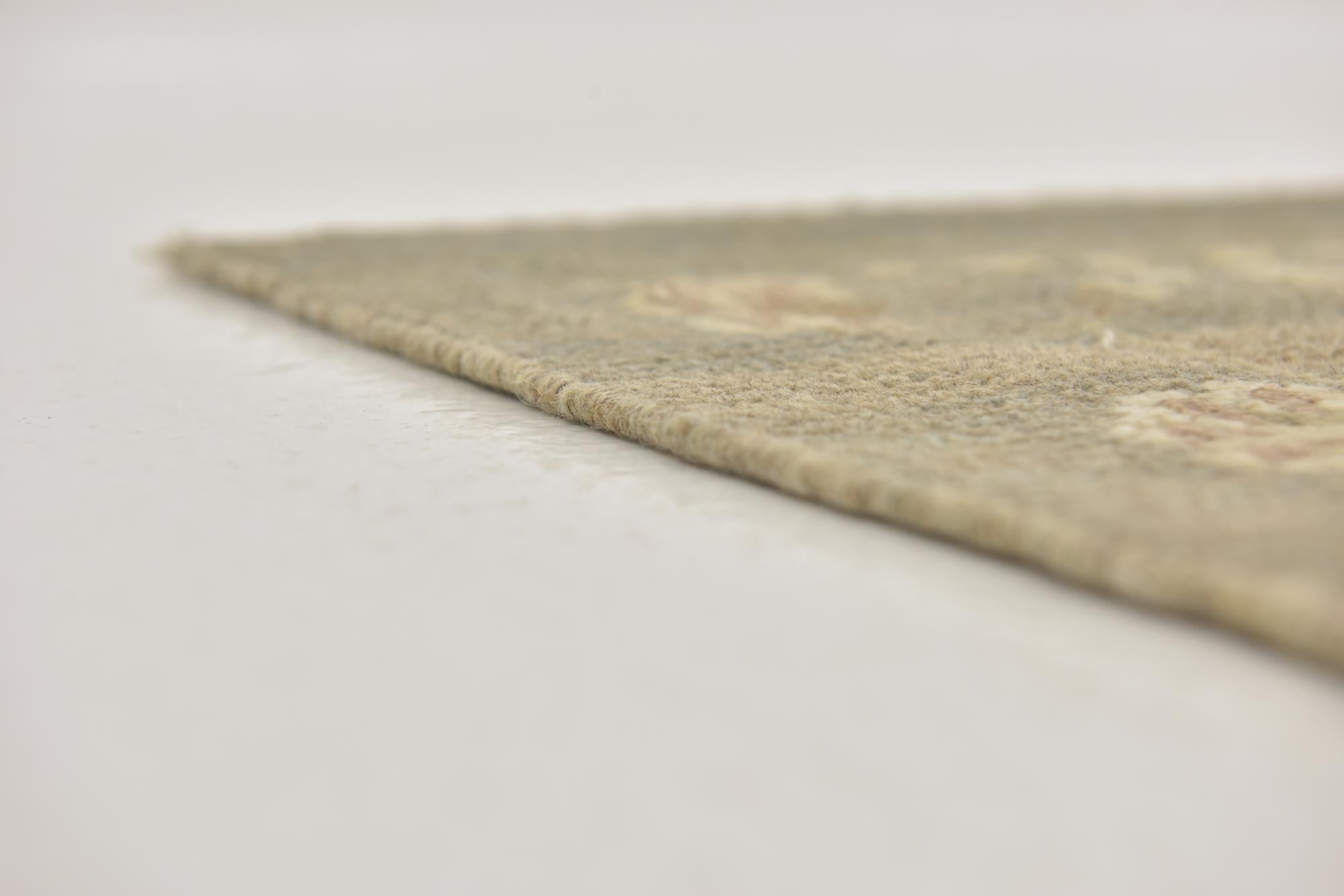 10' 8 x 15' Hand Knotted Oushak Wool Rug