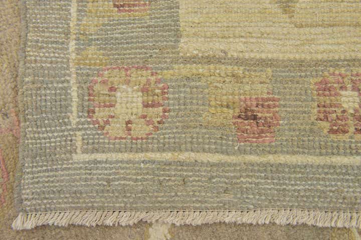 11' 5 x 15' 8 Hand Knotted Oushak Wool Rug