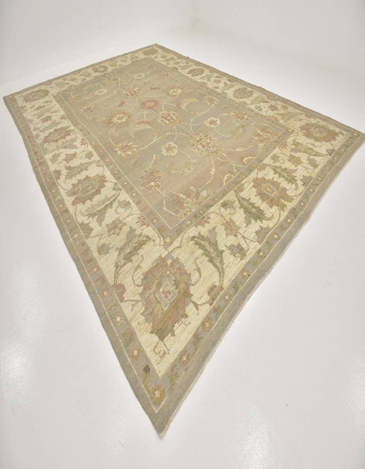 Detail image of 11' 5 x 15' 8 Hand Knotted Oushak Wool Rug