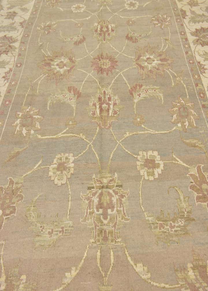11' 5 x 15' 8 Hand Knotted Oushak Wool Rug