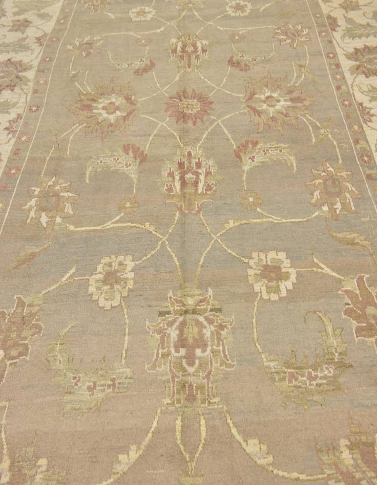 Detail image of 11' 5 x 15' 8 Hand Knotted Oushak Wool Rug