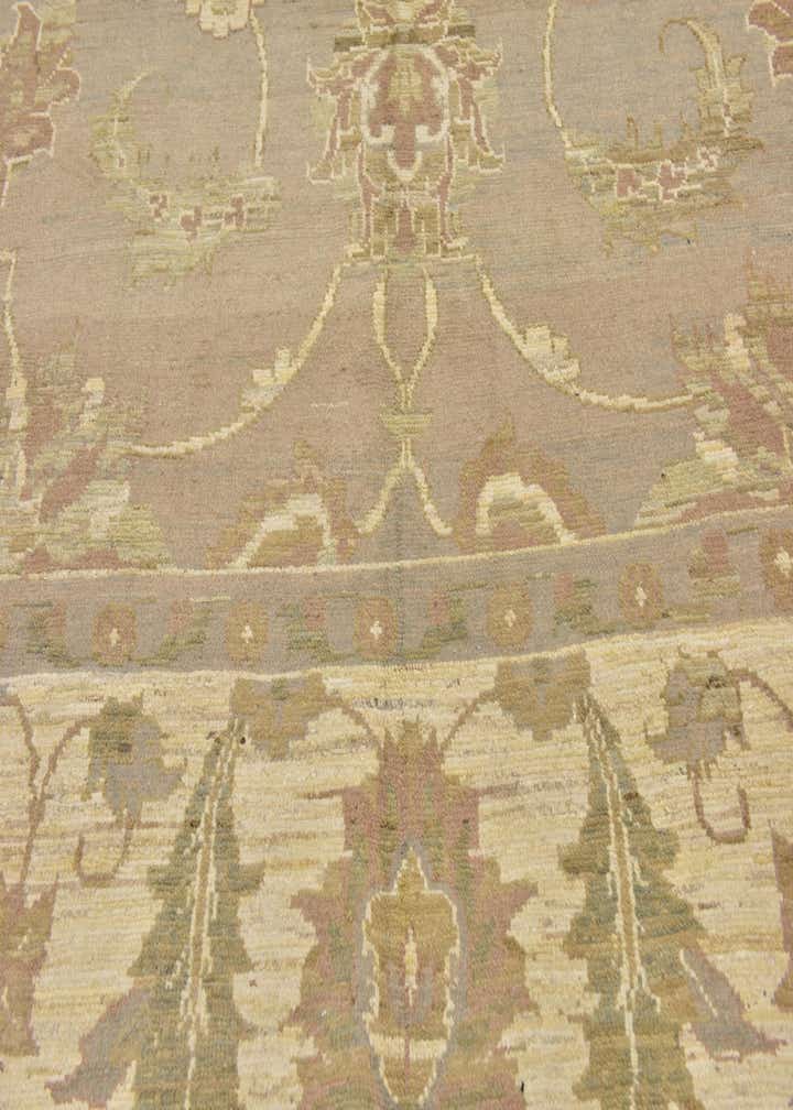 11' 5 x 15' 8 Hand Knotted Oushak Wool Rug