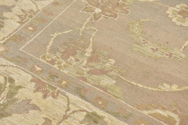 11' 5 x 15' 8 Hand Knotted Oushak Wool Rug