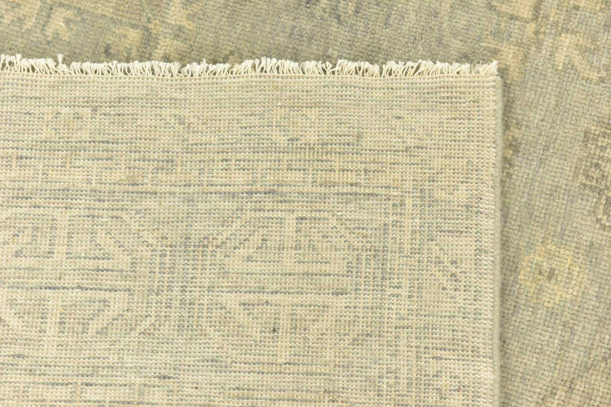 8' x 9' 10 Hand Knotted Oushak Wool Rug