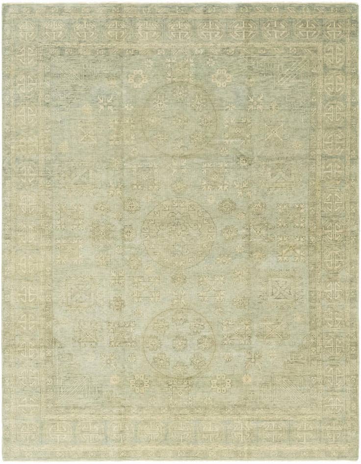 Detail image of 8' x 9' 10 Hand Knotted Oushak Wool Rug