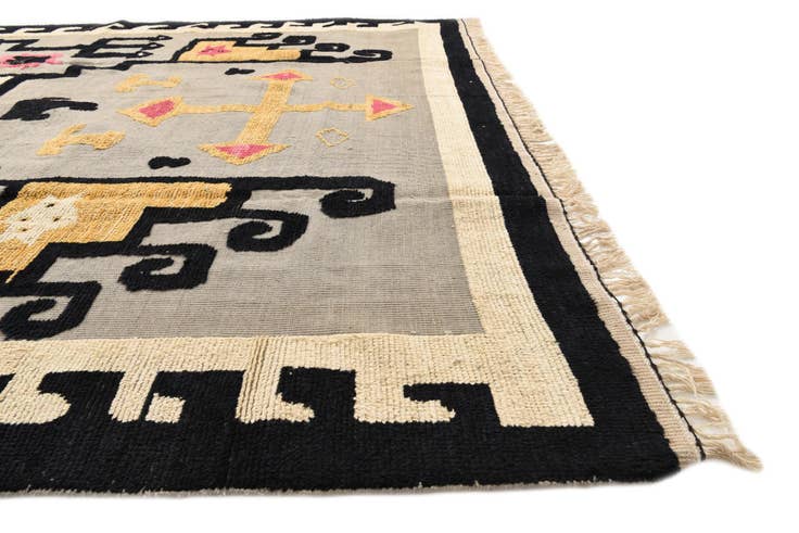 Detail image of 9' 8 x 13' Hand Knotted Oushak Wool Rug