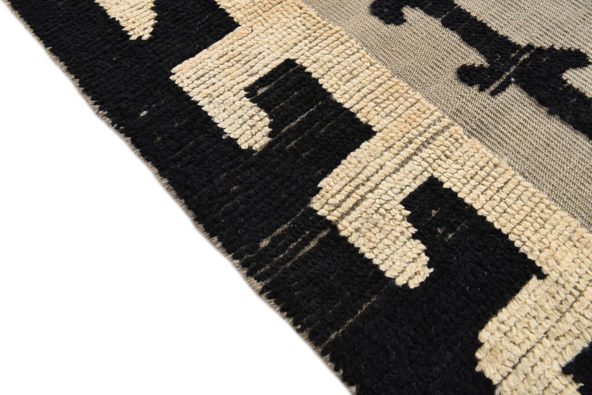 9' 8 x 13' Hand Knotted Oushak Wool Rug