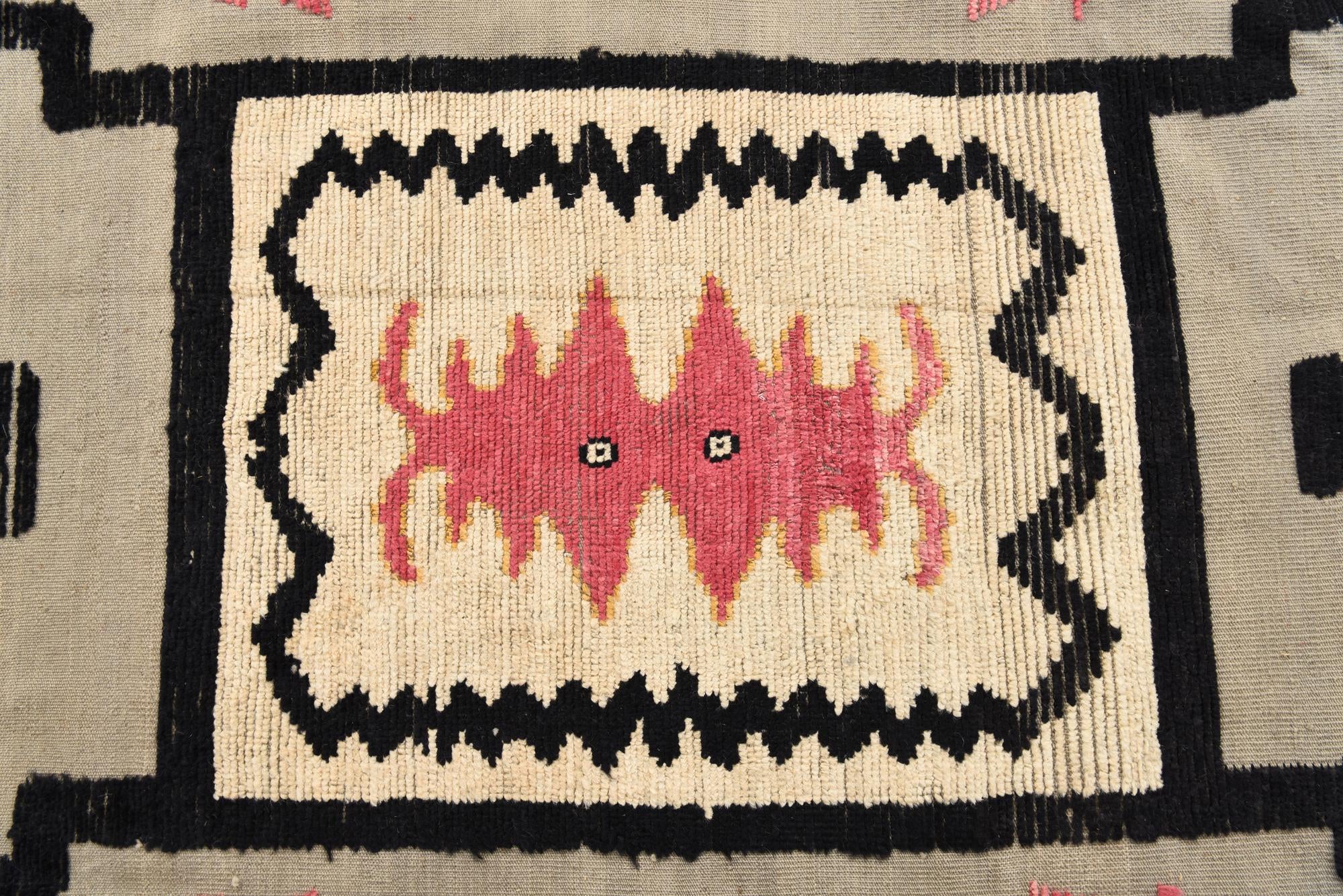 9' 8 x 13' Hand Knotted Oushak Wool Rug