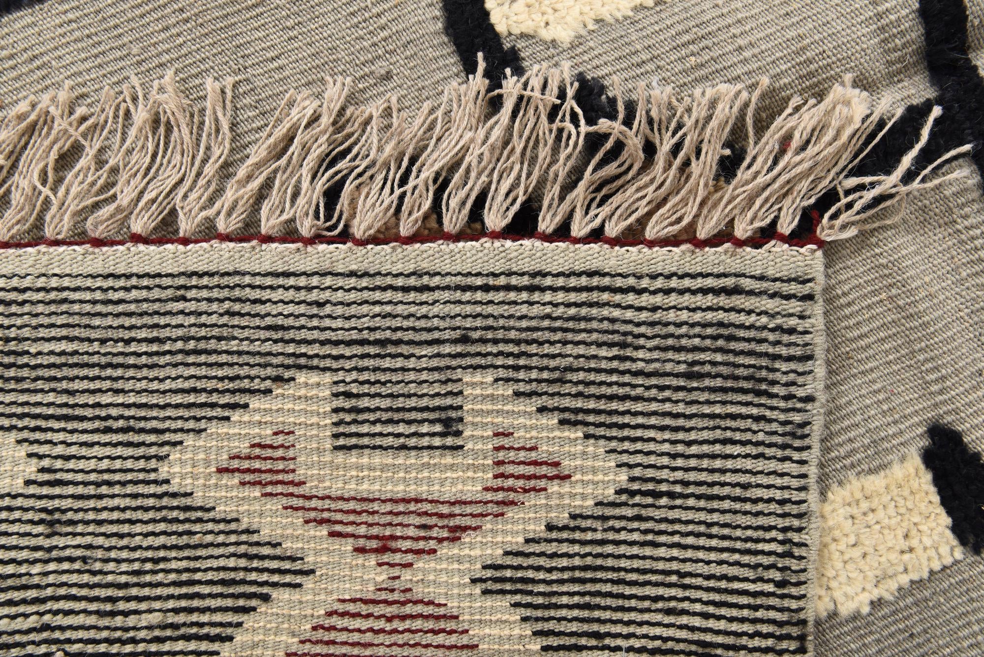 7' 11 x 10' 7 Hand Knotted Oushak Wool Rug