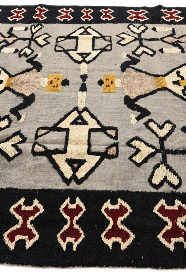 Detail image of 7' 11 x 10' 7 Hand Knotted Oushak Wool Rug