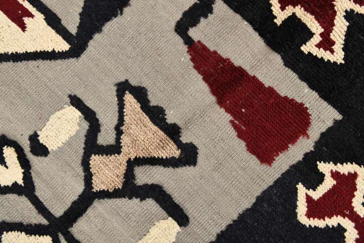7' 11 x 10' 7 Hand Knotted Oushak Wool Rug