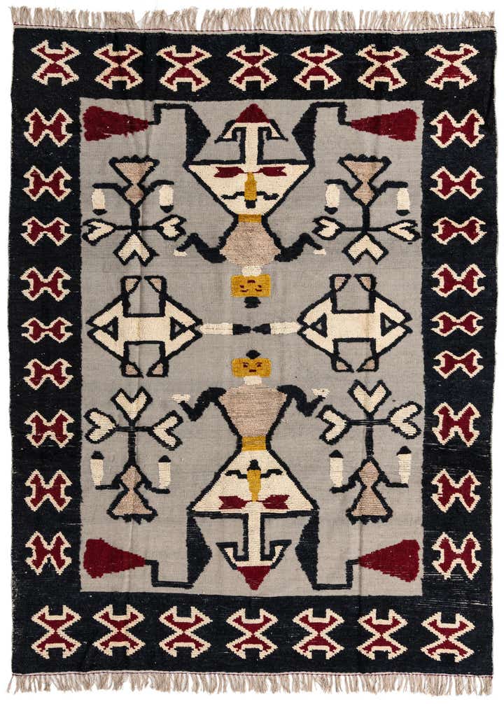 7' 11 x 10' 7 Hand Knotted Oushak Wool Rug