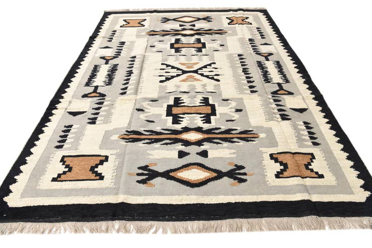 Detail image of 8' x 10' 8 Hand Knotted Oushak Wool Rug