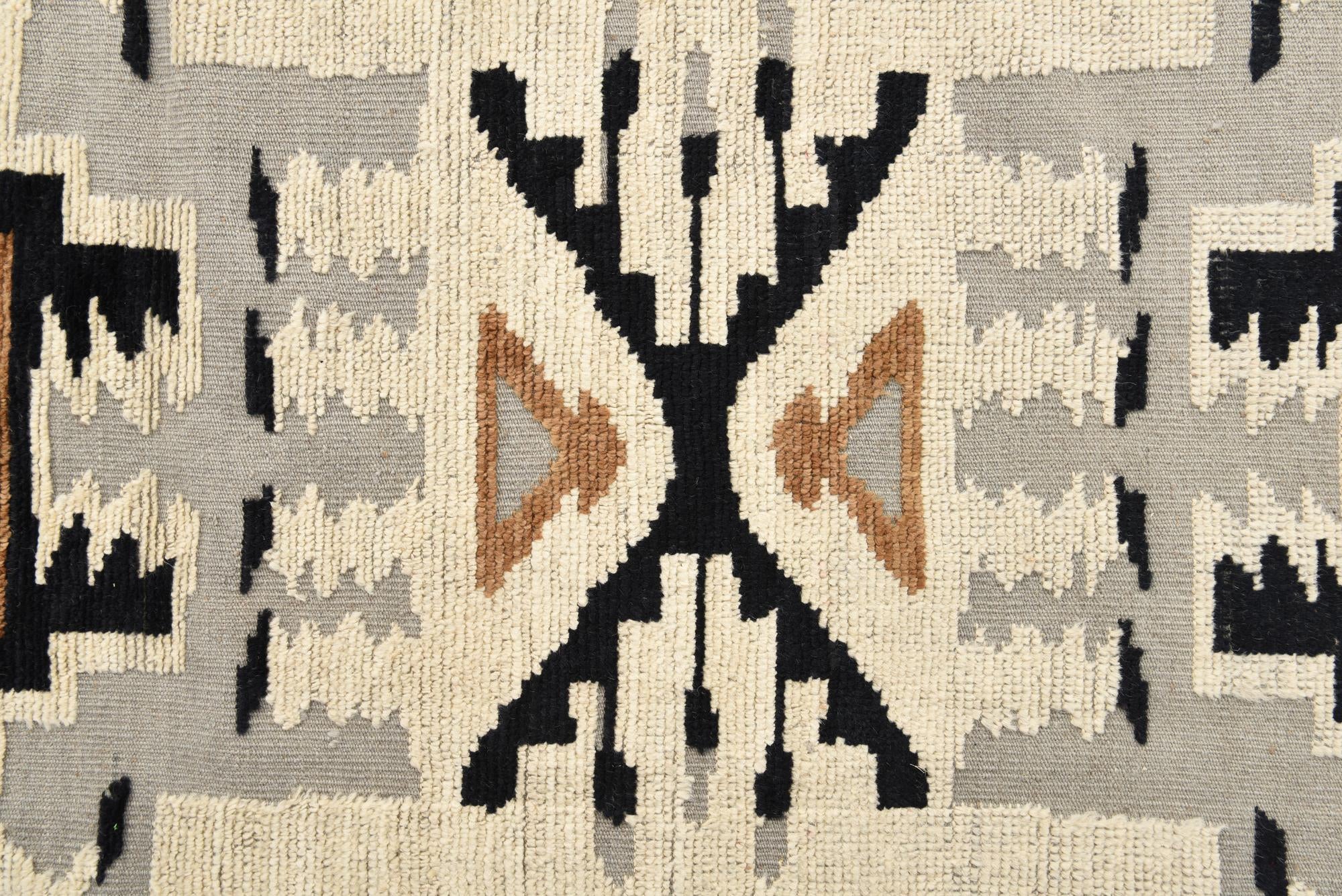8' x 10' 8 Hand Knotted Oushak Wool Rug