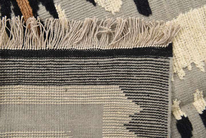 8' x 10' 8 Hand Knotted Oushak Wool Rug