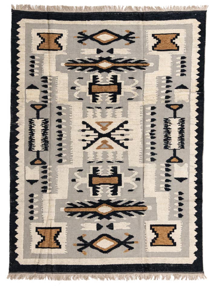 Detail image of 8' x 10' 8 Hand Knotted Oushak Wool Rug