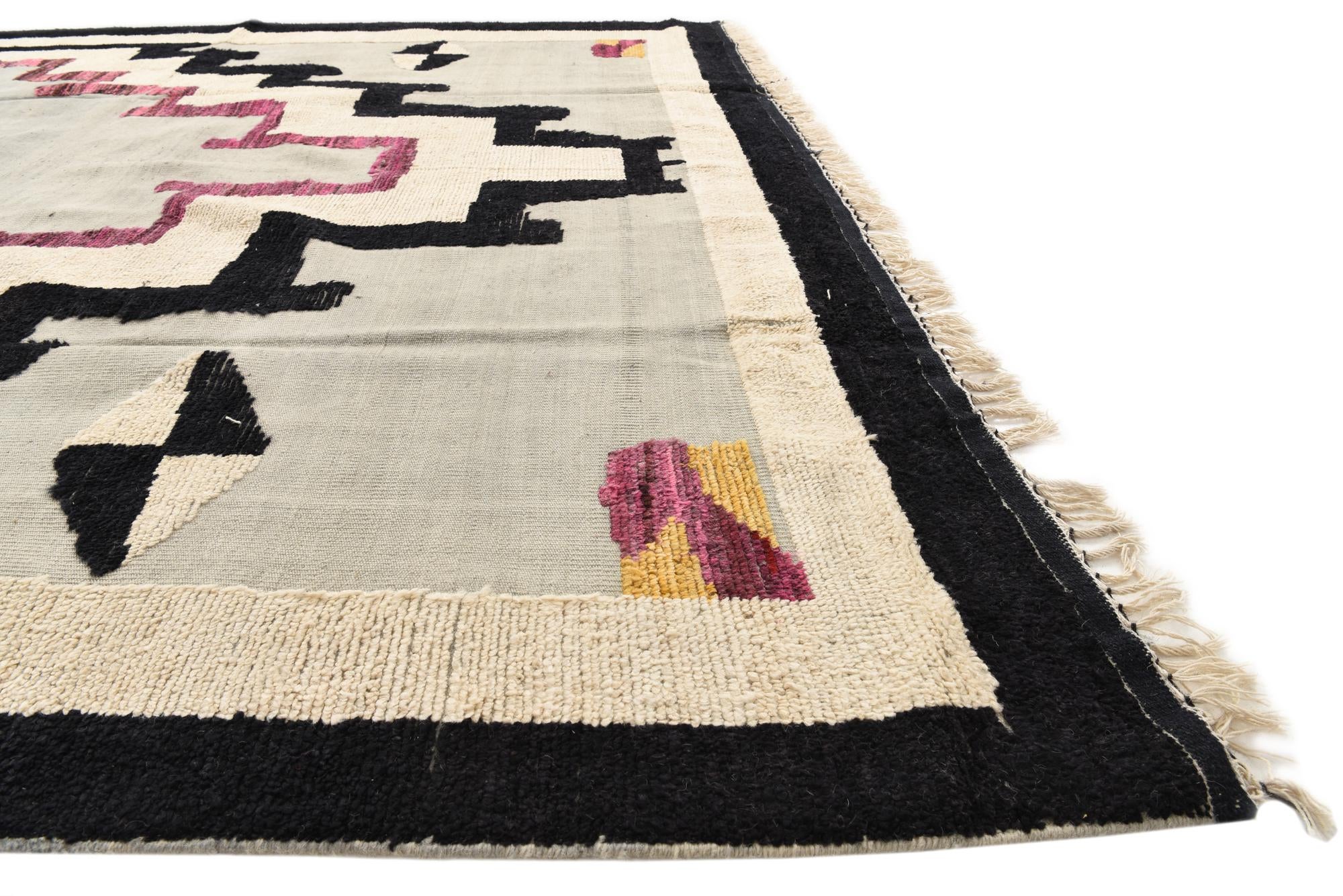 8' 6 x 12' 3 Hand Knotted Oushak Wool Rug