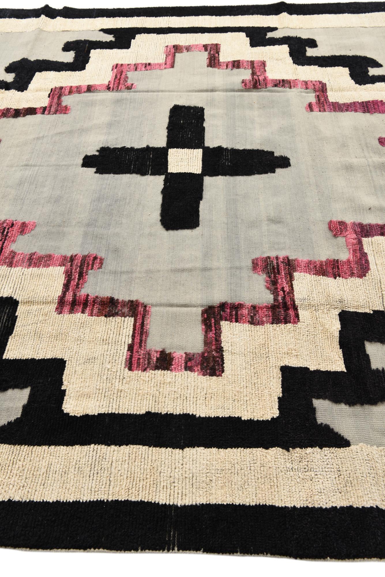 8' 6 x 12' 3 Hand Knotted Oushak Wool Rug