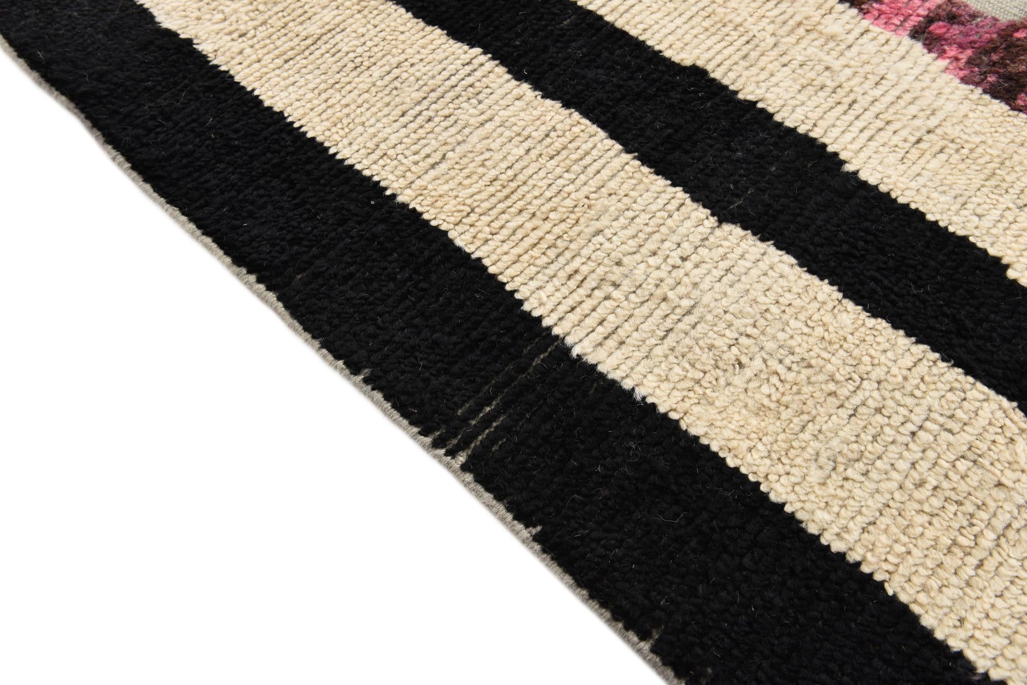 8' 6 x 12' 3 Hand Knotted Oushak Wool Rug