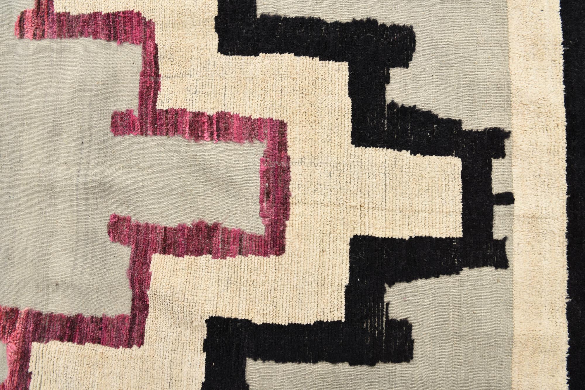 8' 6 x 12' 3 Hand Knotted Oushak Wool Rug