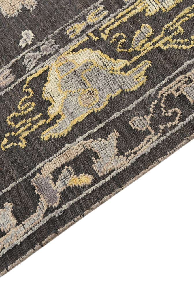 8' 10 x 12' Hand Knotted Oushak Wool Rug