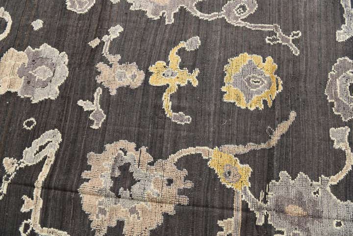 8' 10 x 12' Hand Knotted Oushak Wool Rug