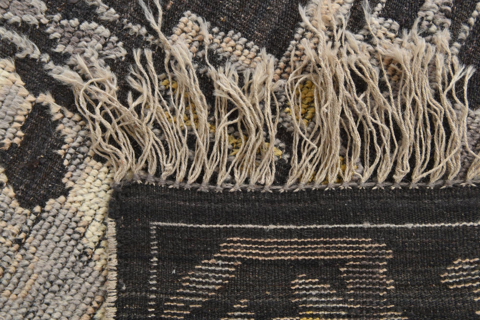 8' 10 x 12' Hand Knotted Oushak Wool Rug