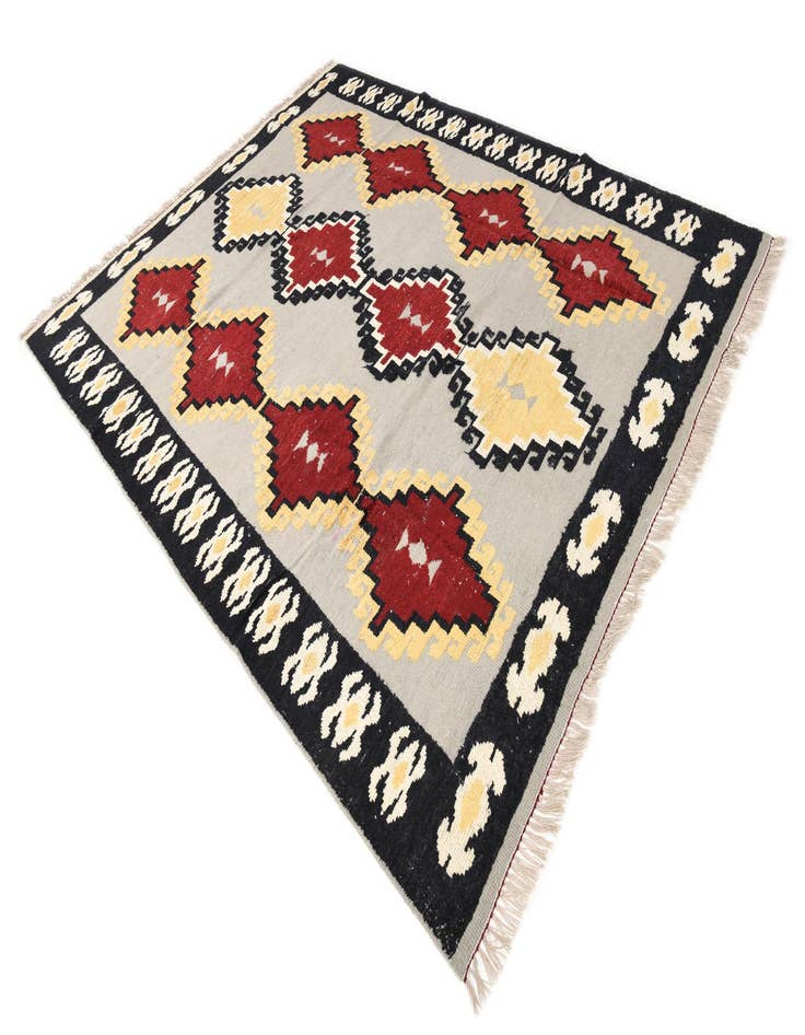 Detail image of 8' 2 x 10' 5 Hand Knotted Oushak Wool Rug