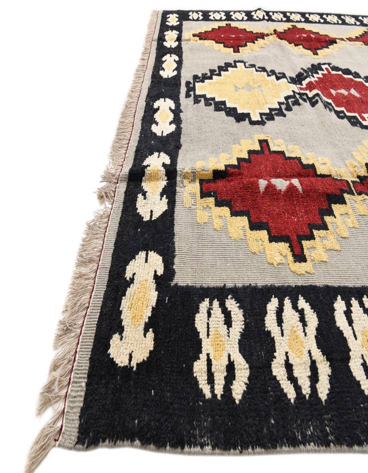 Detail image of 8' 2 x 10' 5 Hand Knotted Oushak Wool Rug