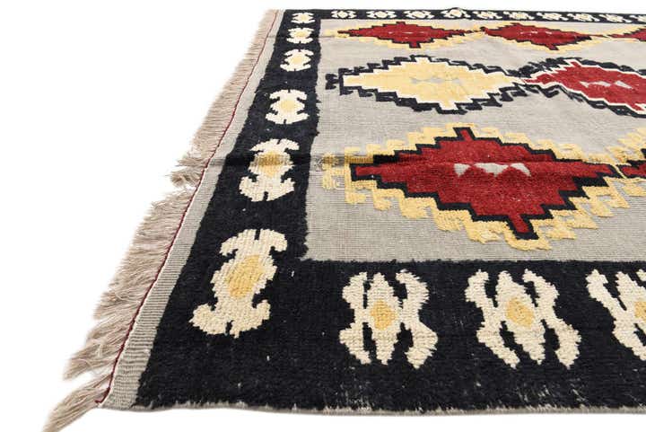 8' 2 x 10' 5 Hand Knotted Oushak Wool Rug