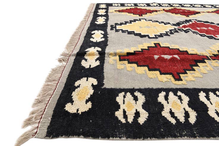 Detail image of 8' 2 x 10' 5 Hand Knotted Oushak Wool Rug