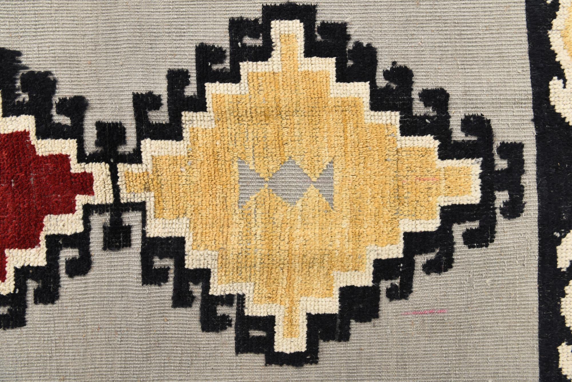 8' 2 x 10' 5 Hand Knotted Oushak Wool Rug
