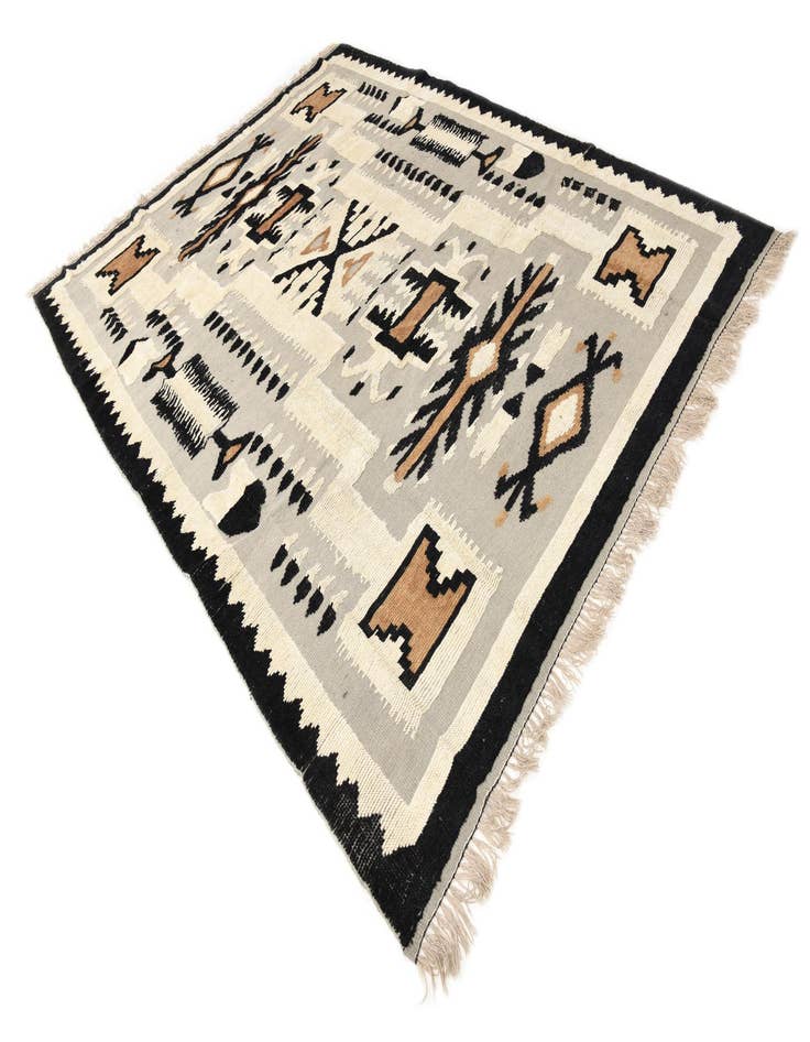 Detail image of 8' x 10' 8  Hand Knotted Oushak Wool Rug