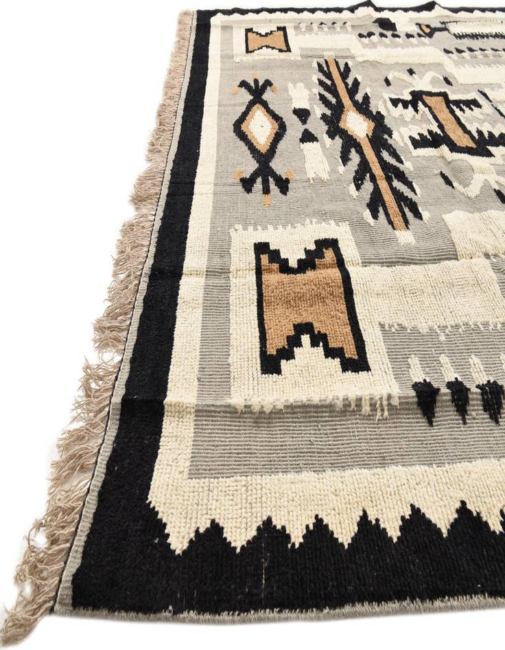 Detail image of 8' x 10' 8  Hand Knotted Oushak Wool Rug