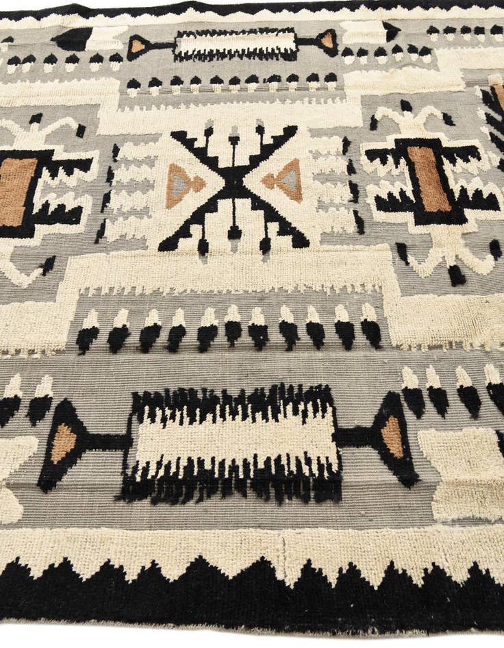 Detail image of 8' x 10' 8  Hand Knotted Oushak Wool Rug