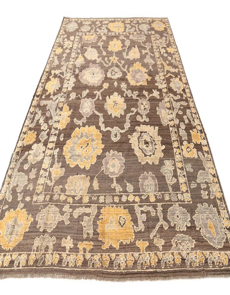 Detail image of 9' x 12' 3 Hand Knotted Oushak Wool Rug